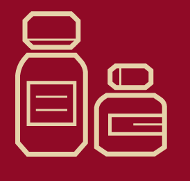 Pictogramme de deux flacons de médicament